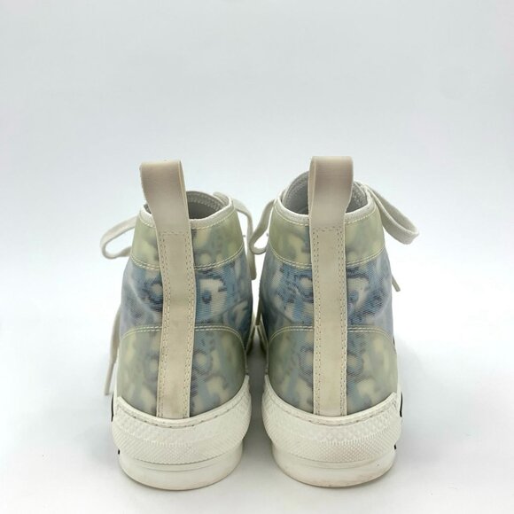 Dior B23 High-Top Canvas Shoes Size 37 Full Print Lace-Up Design With Color Matc - Picture 4 of 7